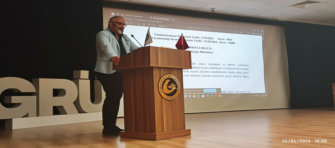 Giresun Üniversitesi'nde Kamu Muhasebe Sistemi Eğitimi
