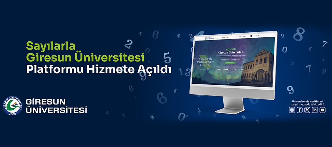 Sayılarla Giresun Üniversitesi